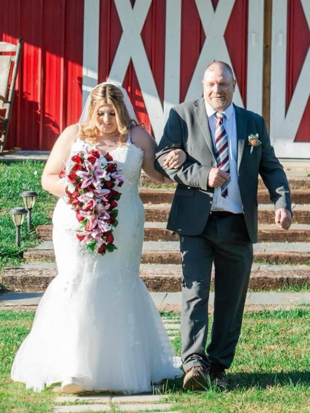 Maggie Sottero White Mermaid Wedding Dress with Lace